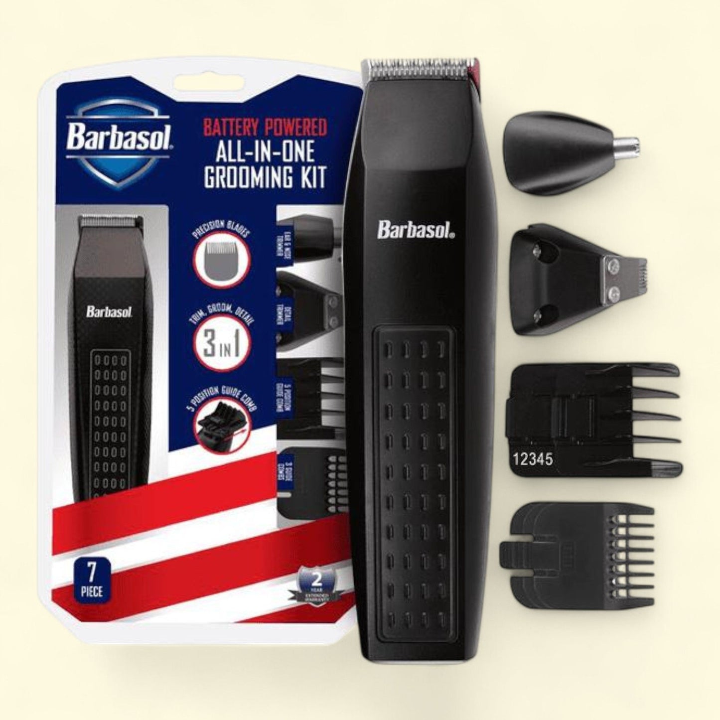 Barbasol Men's Grooming Kit, 7 Pc — authentic US product shipped worldwide by Treatspree