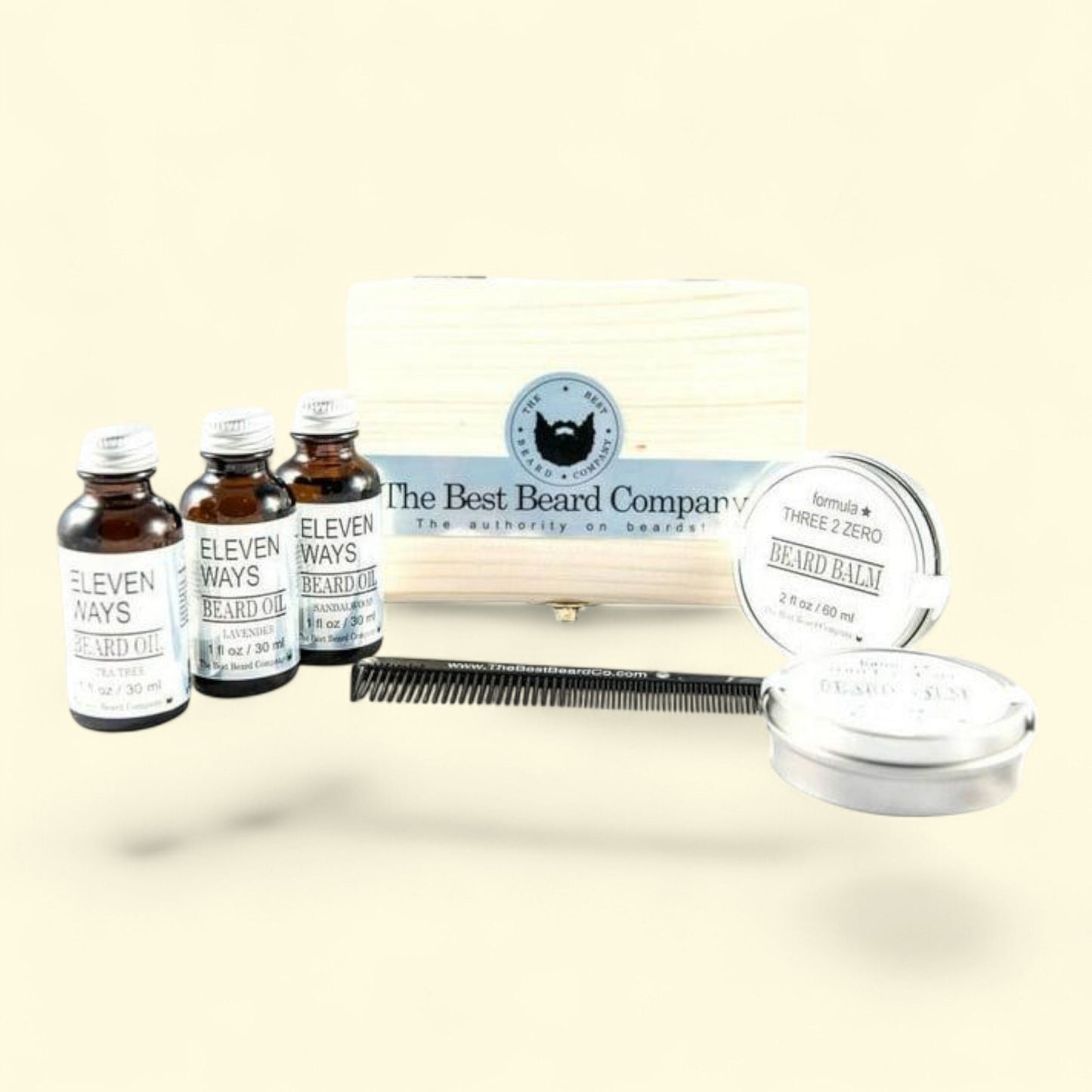 The Best Beard Company Variety Deluxe Grooming Kit, 9 pc