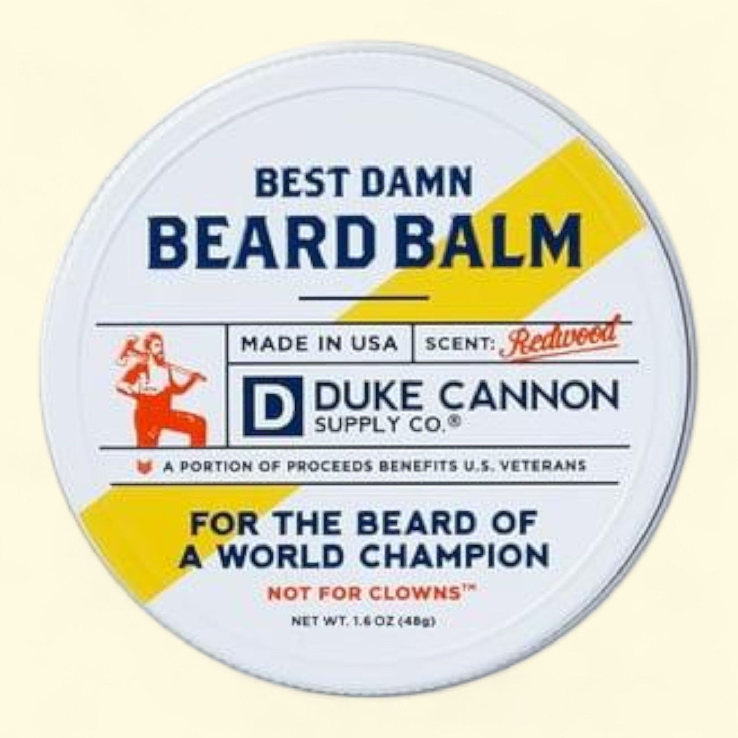 Duke Cannon Supply Co. Best Damn Beard Balm, 1.6 oz