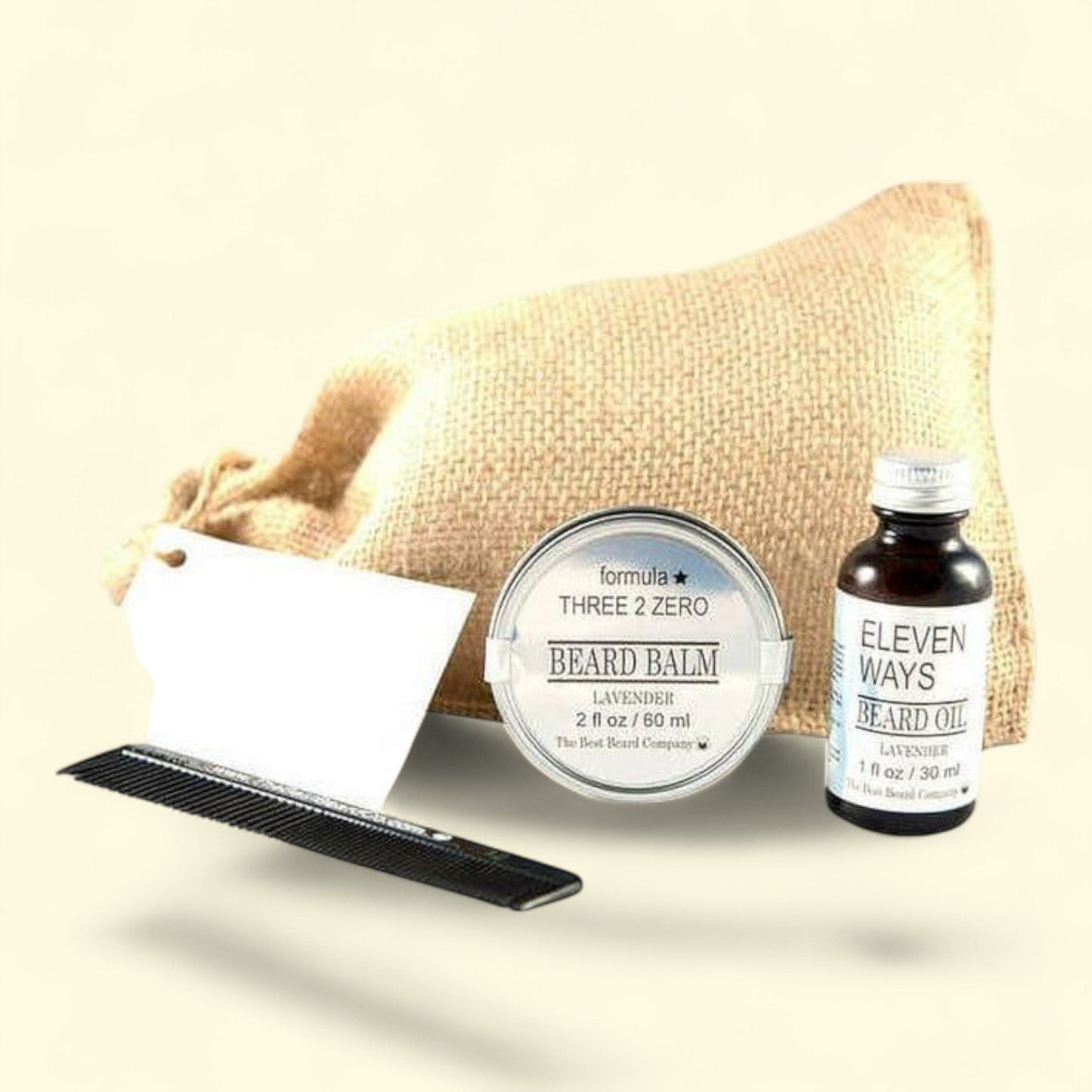 The Best Beard Company Lavender Grooming Traveling Duo Kit, 4 pc