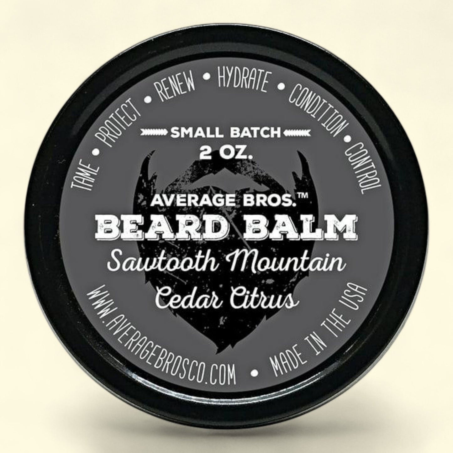 Sawtooth Mountain Beard Balm, Cedar Citrus, 2 oz