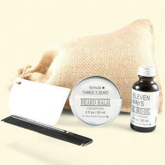 The Best Beard Company Cedarwood Premium Grooming Traveling Duo Kit, 4 pc => The Best Beard Company Cedarwood Grooming Duo Kit, 4 pc