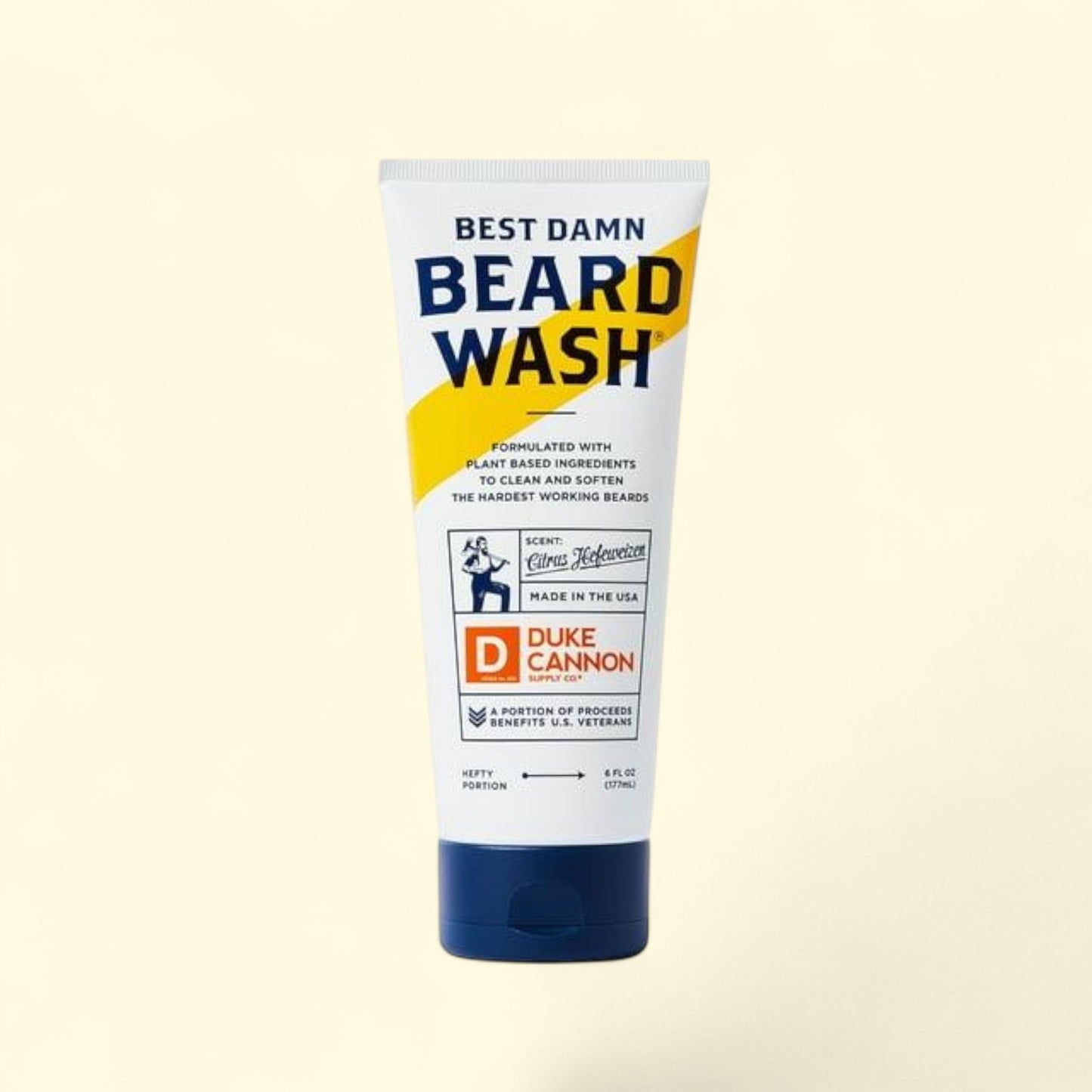 Duke Cannon Beard Wash, Citrus Hefeweizen, 6 fl oz