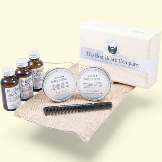 Kit de soins de luxe The Best Beard Company, 8 pièces