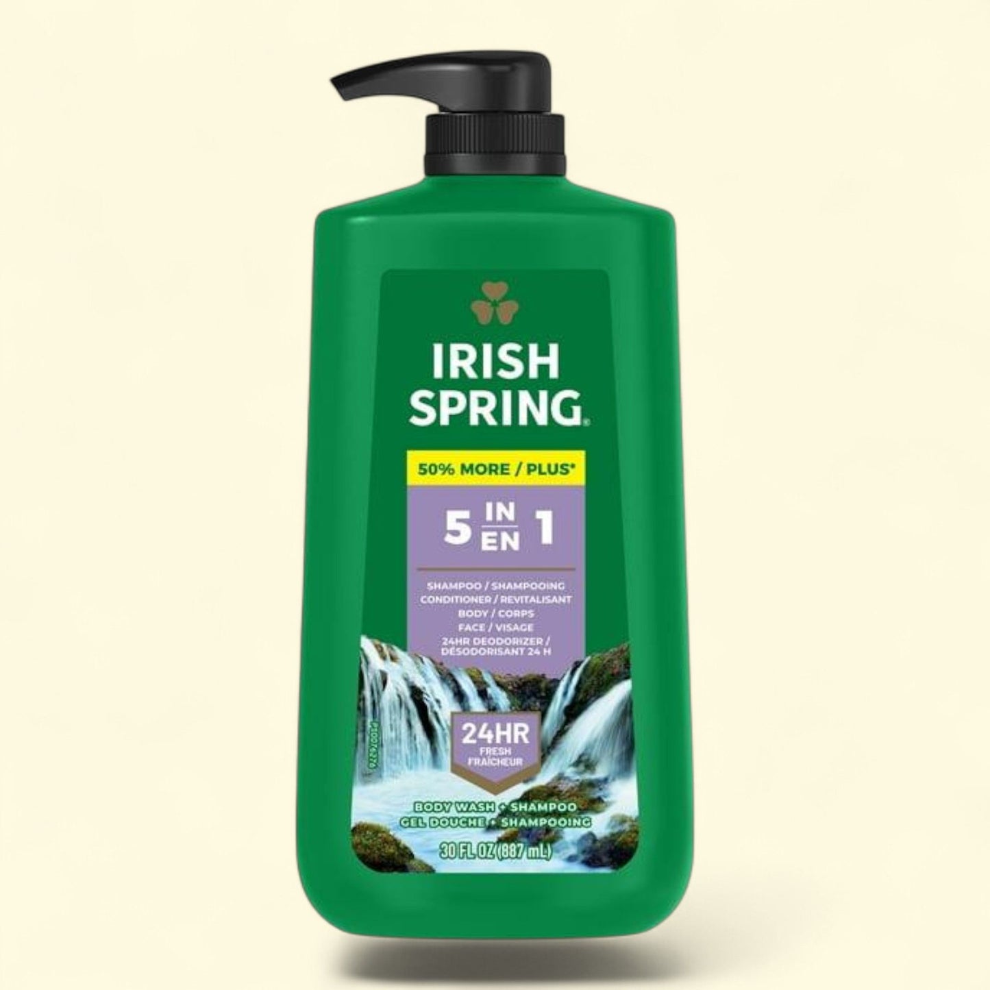 Irish Spring 5 in 1 Body Wash for Men, 30 fl oz Bottle
