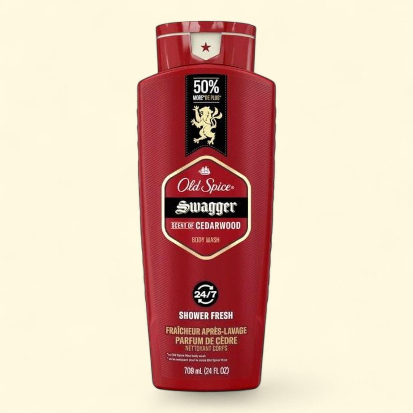 Old Spice Body Wash, Swagger Cedarwood Scent, 24 fl oz