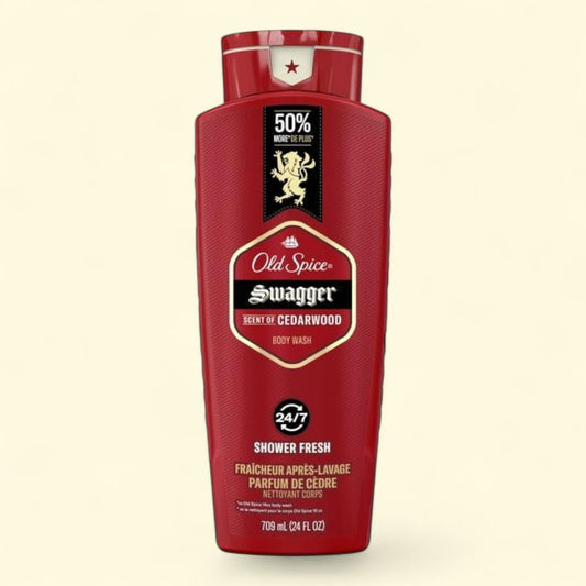 Old Spice Body Wash, Swagger Cedarwood Scent, 24 fl oz
