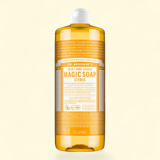 Dr. Bronner's Pure-Castile Liquid Soap, Citrus, 32 oz