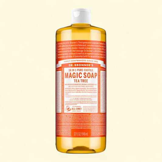 Dr. Bronner's Pure-Castile Liquid Soap, Tea Tree, 32 oz