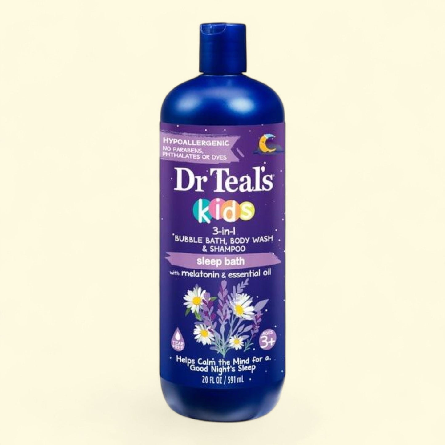 Dr Teal's Kids 3-in-1 Bubble Bath, 20 fl oz