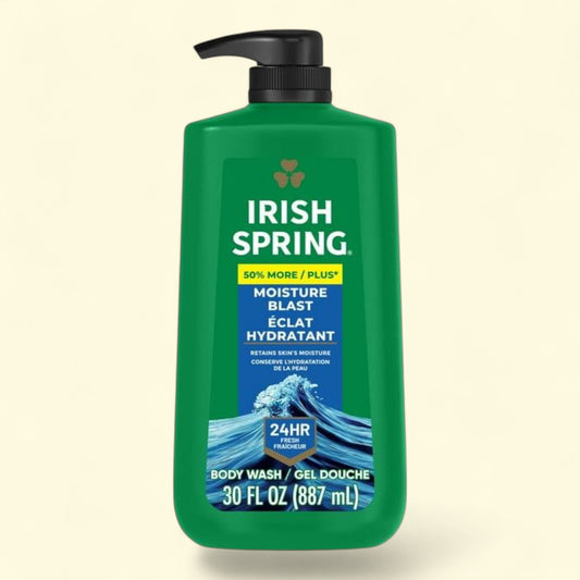 Irish Spring Men's Body Wash, Moisture Blast, 30 fl oz