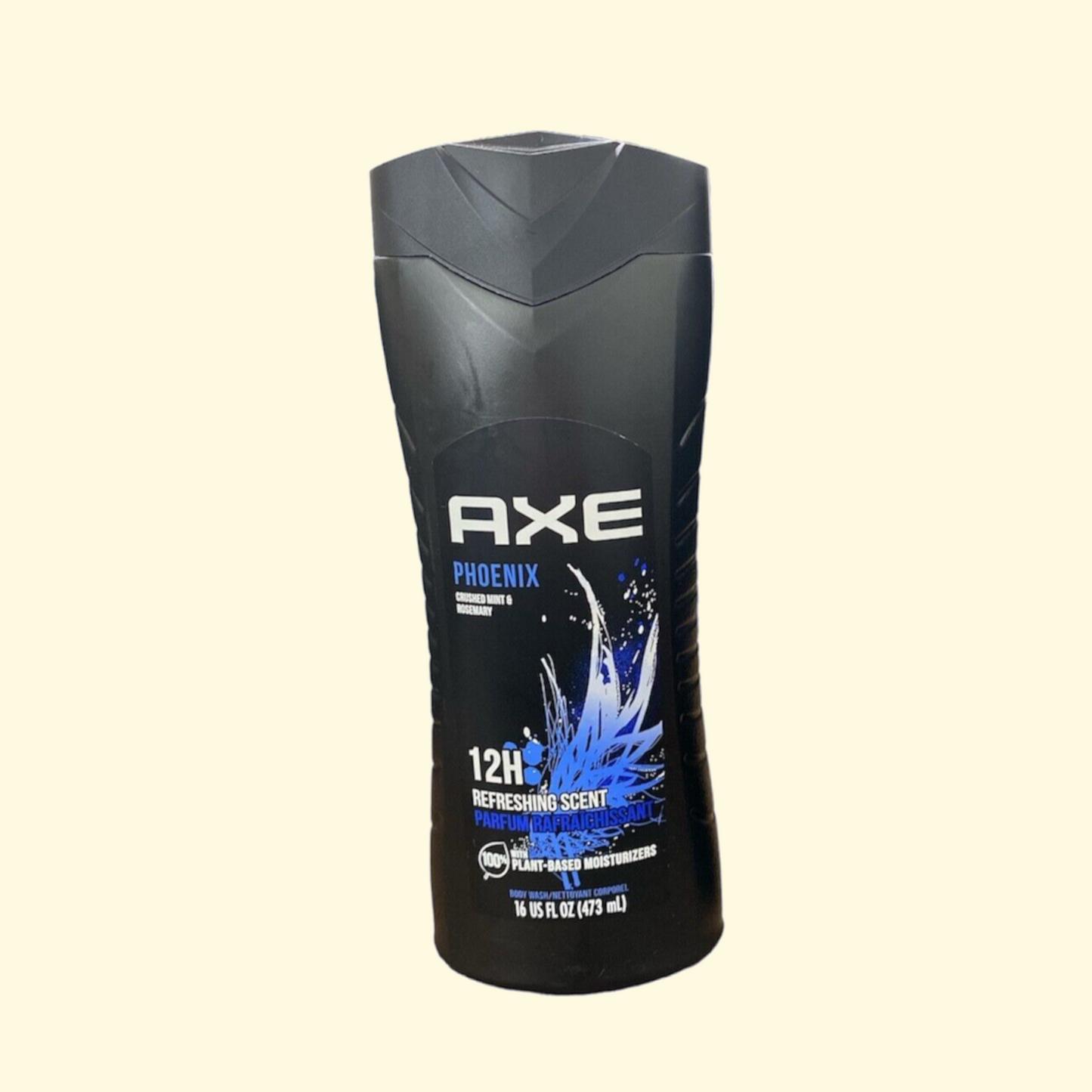 Axe Phoenix Men's Body Wash Twin Pack, Crushed Mint and Rosemary, 16 fl oz