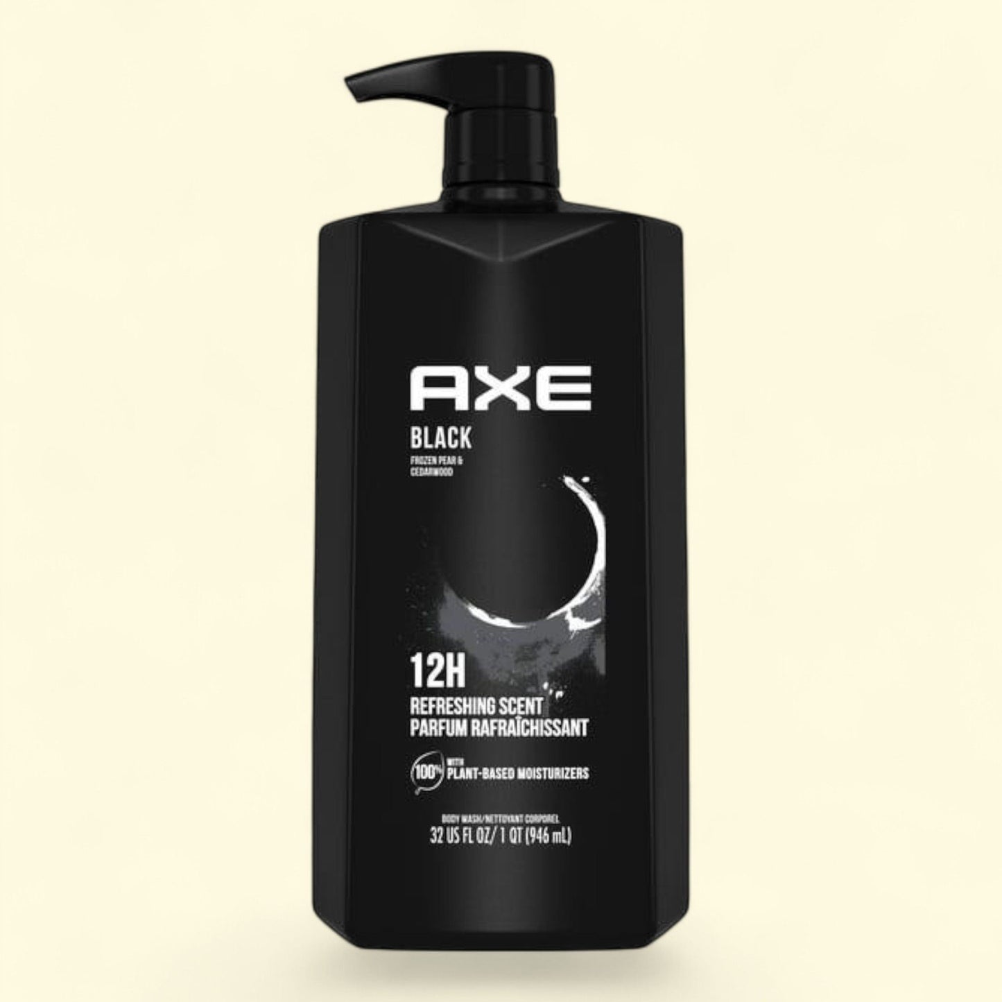 Axe Black Men's Body Wash, Frozen Pear and Cedarwood, 32 fl oz