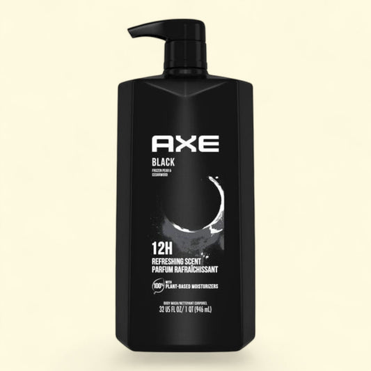 Axe Black Men's Body Wash, Frozen Pear and Cedarwood, 32 fl oz