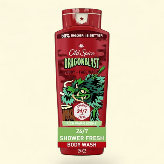 Old Spice Body Wash, Dragonblast Scent, 24 fl oz