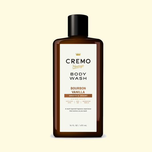 Cremo Men's Body Wash, Bourbon Vanilla, 16 oz