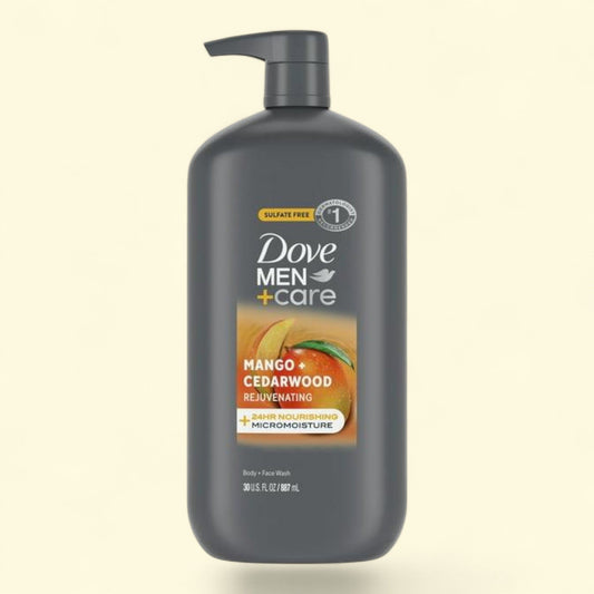 Dove Men+Care Face & Body Wash, Mango + Cedarwood, 30 oz