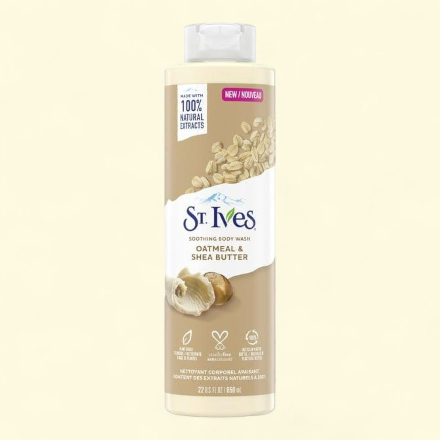 St. Ives Oatmeal and Shea Butter Body Wash, 22 oz