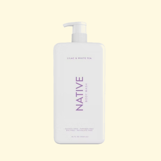 Native Body Wash, Lilac & White Tea, 36 oz