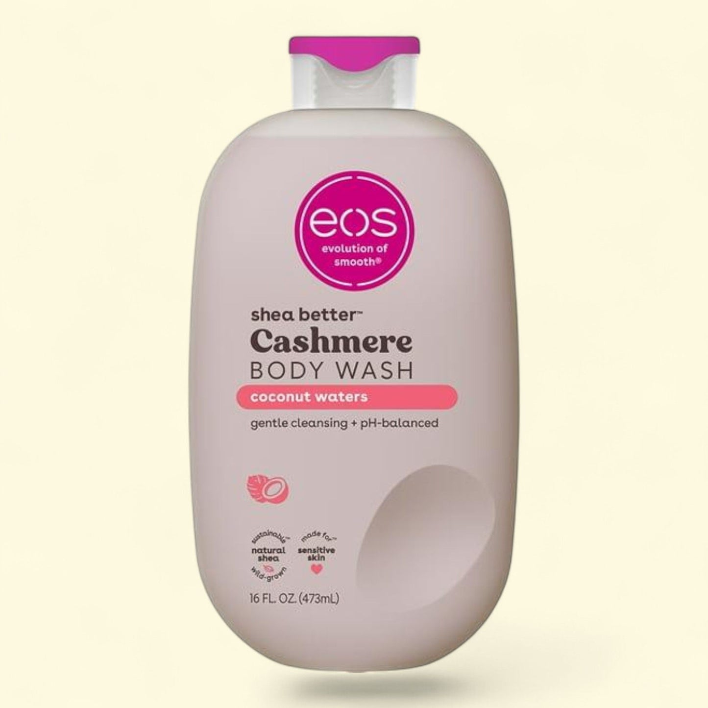 eos Shea Better Cashmere Body Wash, Coconut Waters, 16 oz