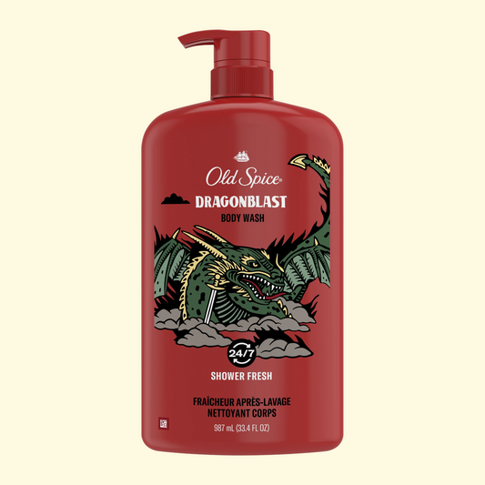 Old Spice Body Wash, Dragonblast, 33.4 oz