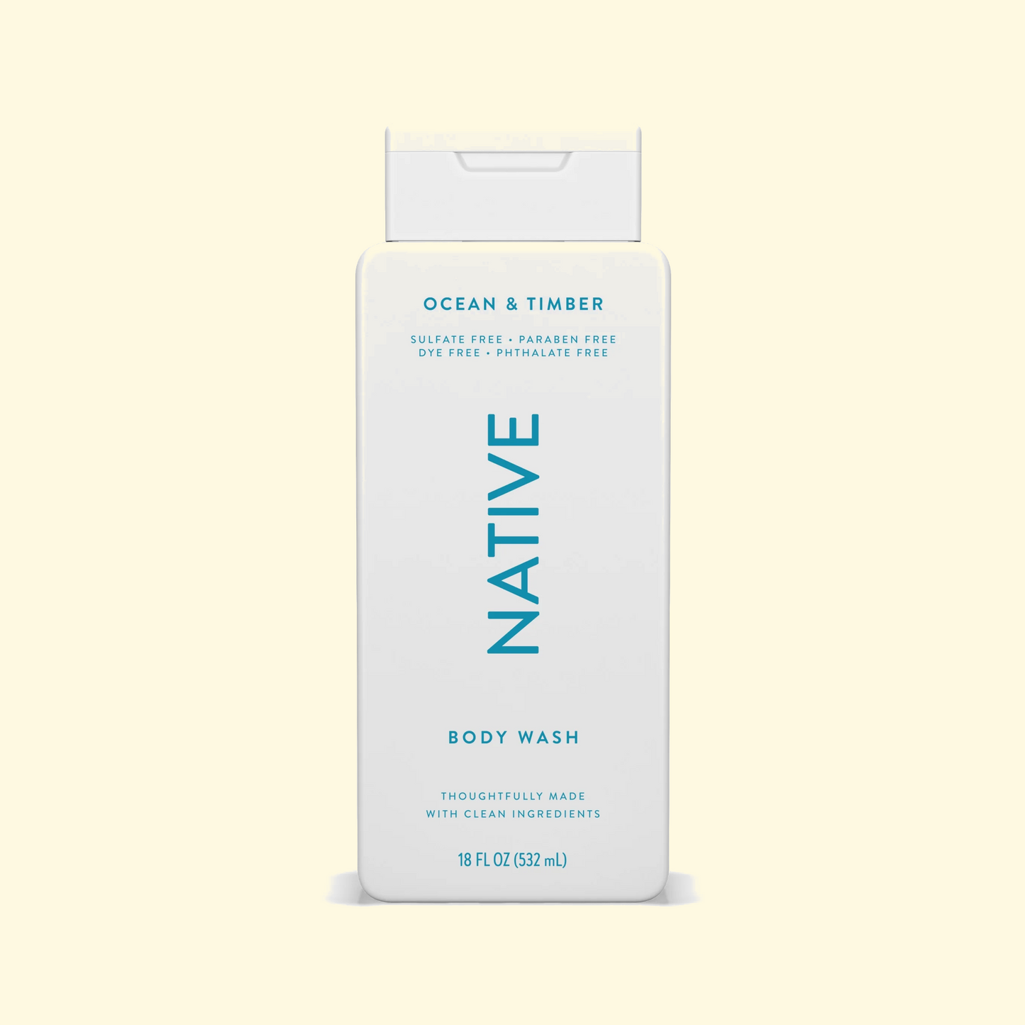 Native Body Wash, Ocean & Timber, 18 oz