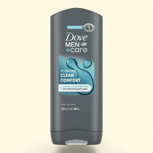 Dove Men+Care Face & Body Wash, Clean Comfort, 13.5 oz