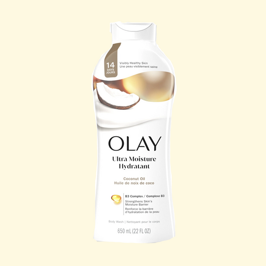 Olay Body Wash, Ultra Moisture with Coconut Oil, 22 fl oz