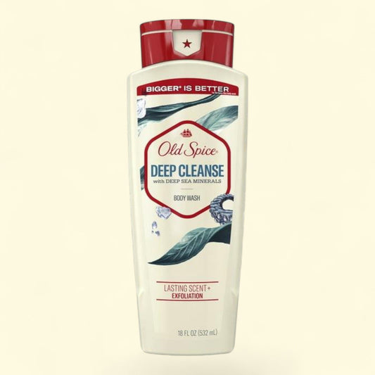Old Spice Liquid Body Wash, Deep Cleanse, 18 fl oz