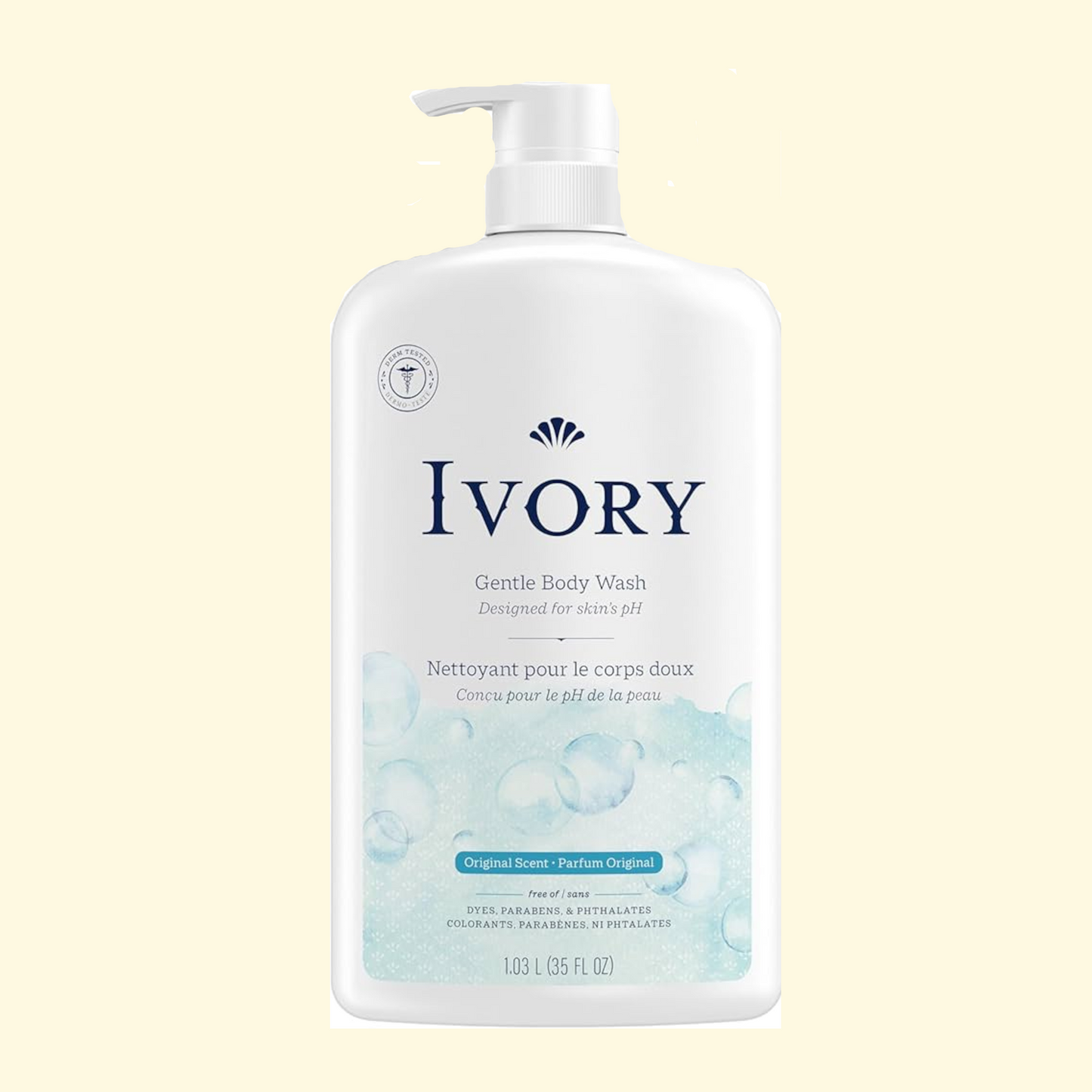 Ivory Body Wash, Original Scent, 35 fl oz