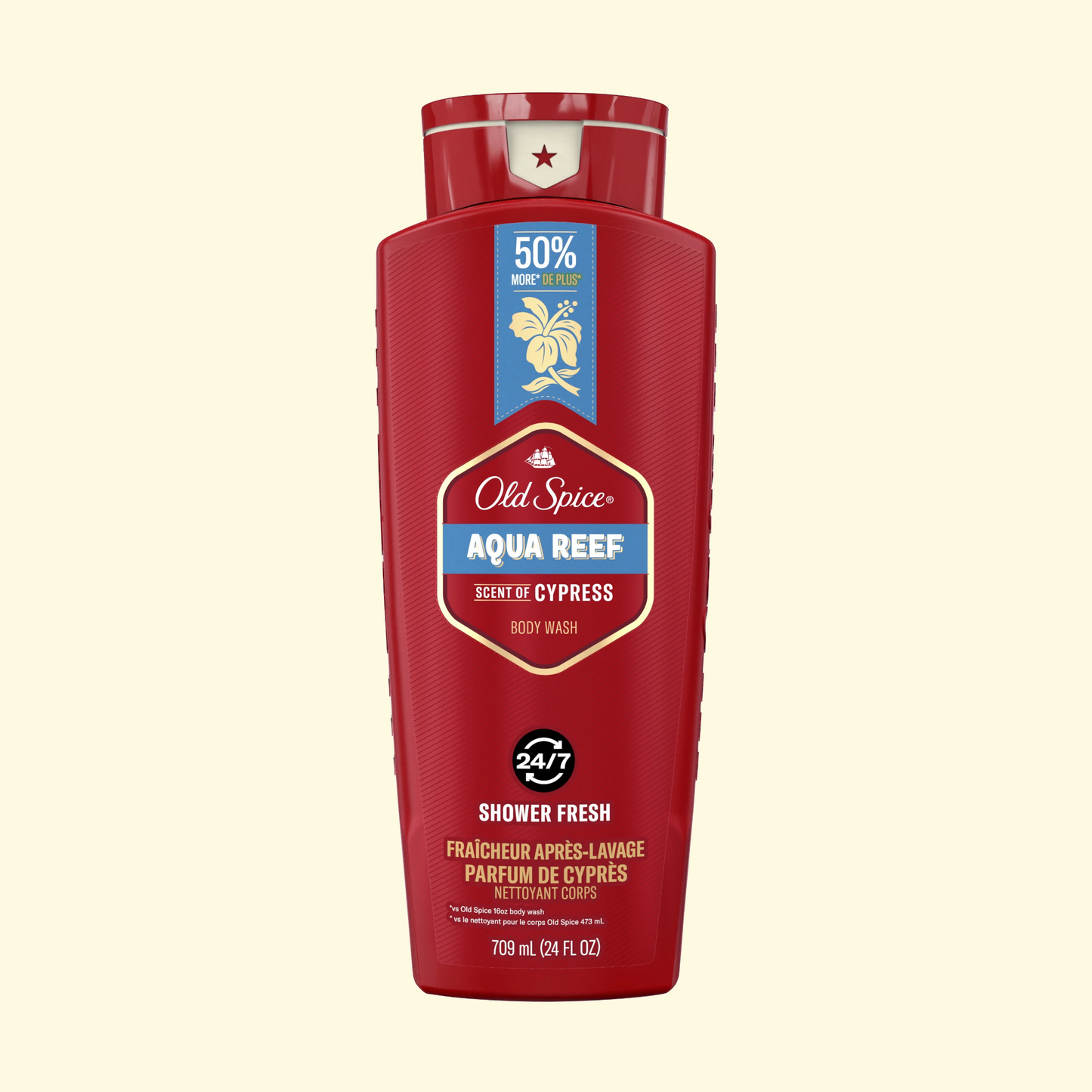 Old Spice Red Collection Body Wash Aqua Reef, 24 Oz