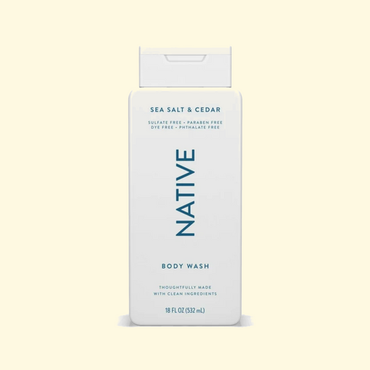 Native Sea Salt & Cedar Body Wash, 18oz