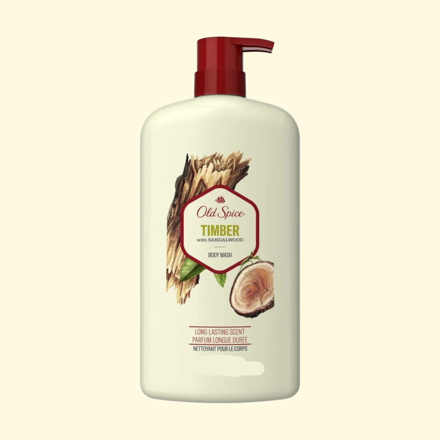 Old Spice Men's Body Wash Timber with Sandalwood, 30 oz