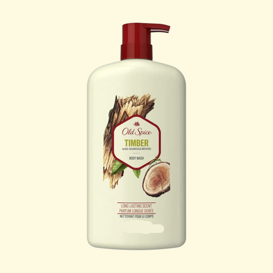 Old Spice Men's Body Wash Timber with Sandalwood, 30 oz