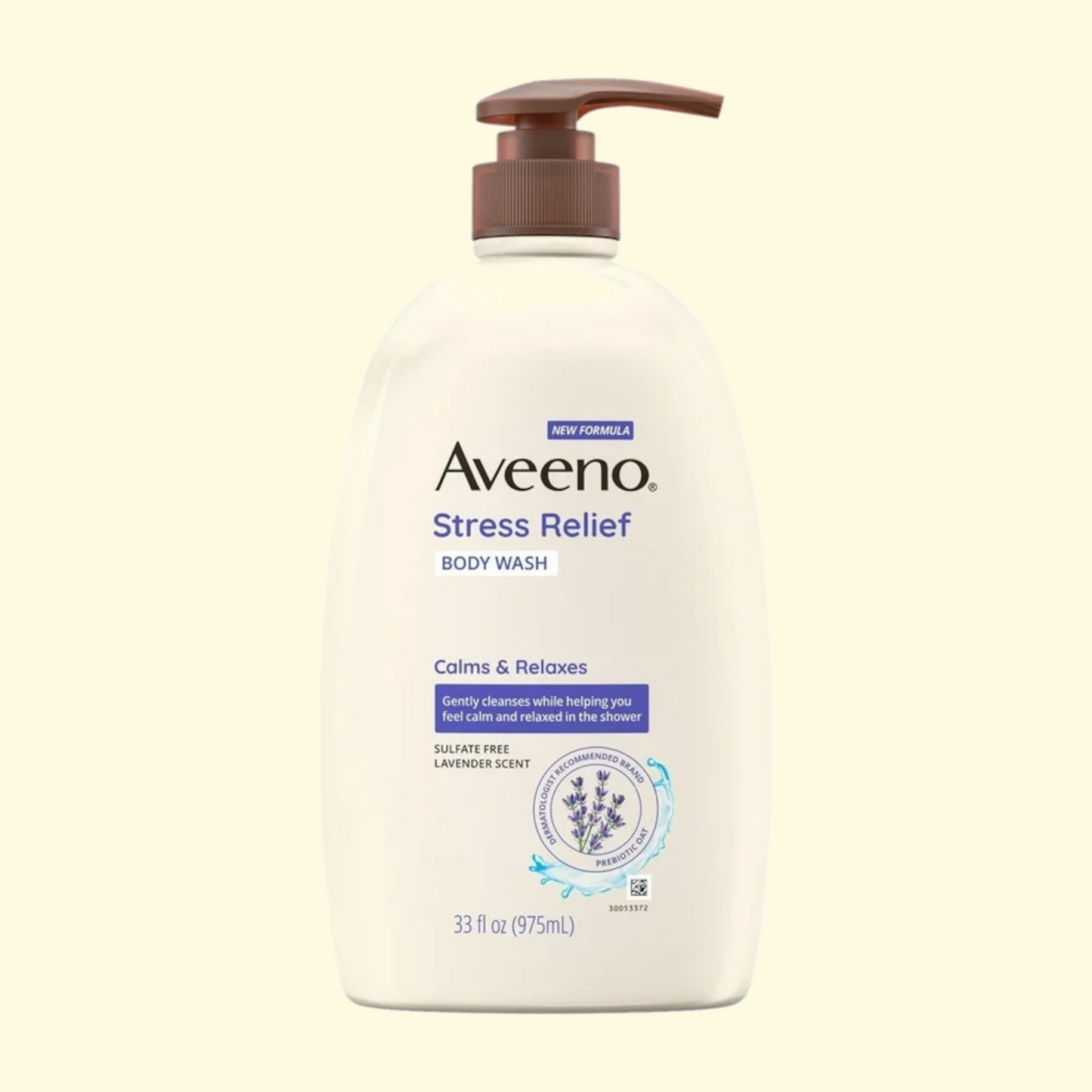 Aveeno Stress Relief Body Wash, 33 oz