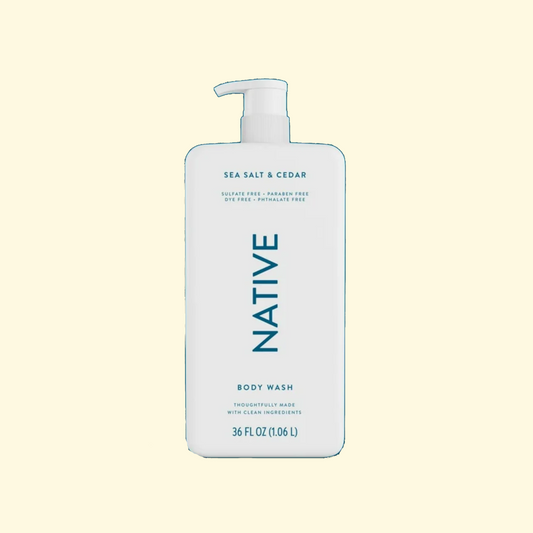 Native Body Wash, Sea Salt & Cedar, 36 oz