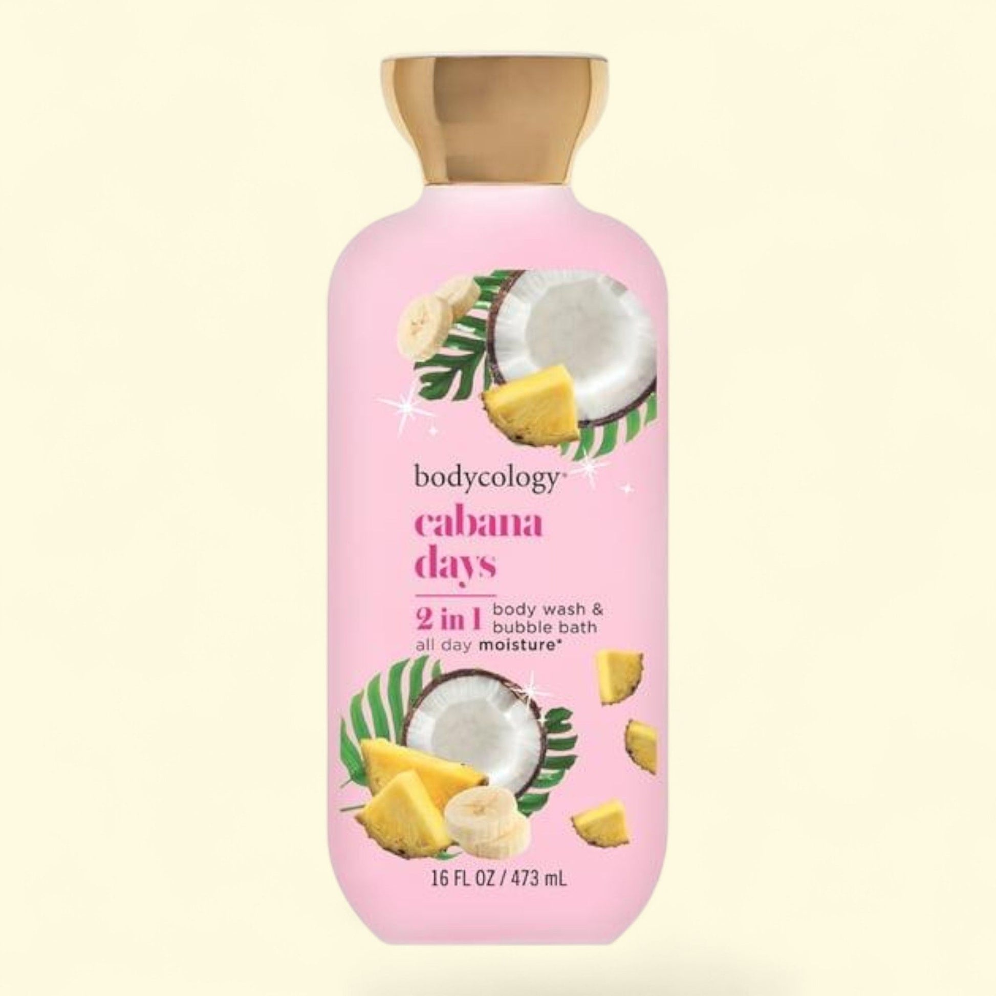 Bodycology 2-in-1 Body Wash Bubble Bath, Cabana Days, 16 fl oz — authentic US product shipped worldwide by Treatspree