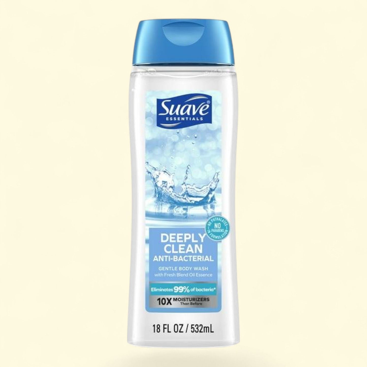 Suave Essentials Body Wash, Gentle, 15 oz