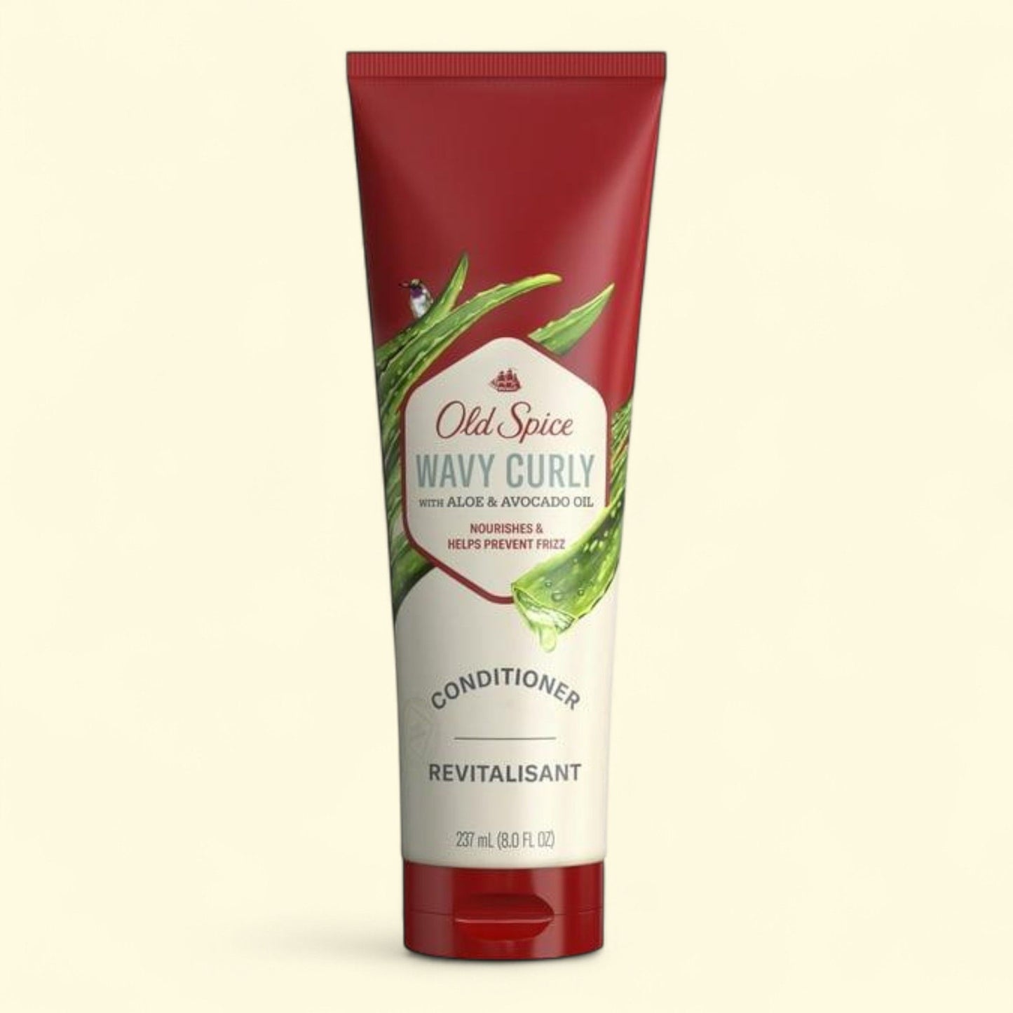 Old Spice Wavy Curly Men Conditioner, 8 fl oz
