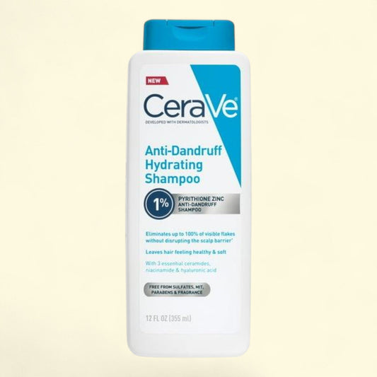 CeraVe Hydrating Anti Dandruff Shampoo, 12 fl oz