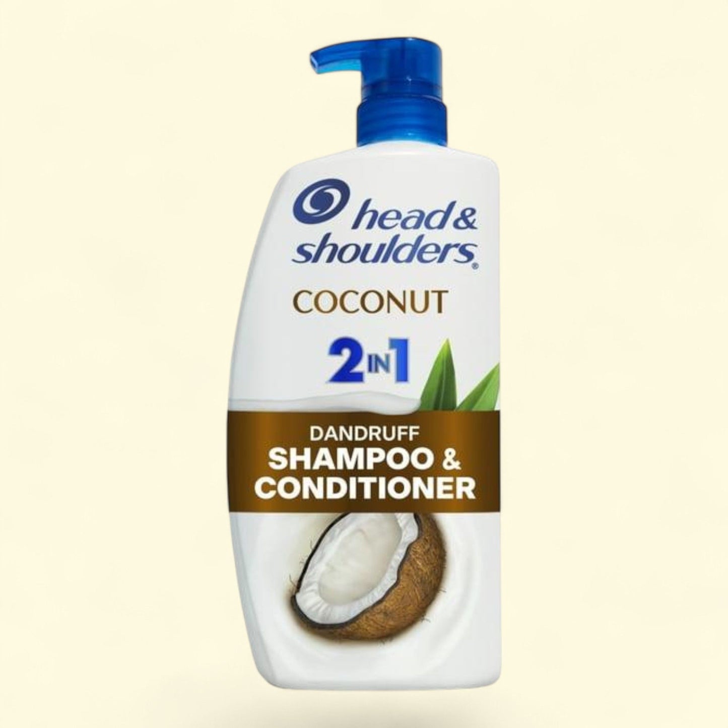 Head and Shoulders 2 in 1 Dandruff Shampoo and Conditioner, Coconut, 28.2 fl oz