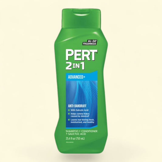 Pert Advanced Anti-Dandruff Relief 2-in-1 Shampoo Plus Conditioner, 25.4 fl oz