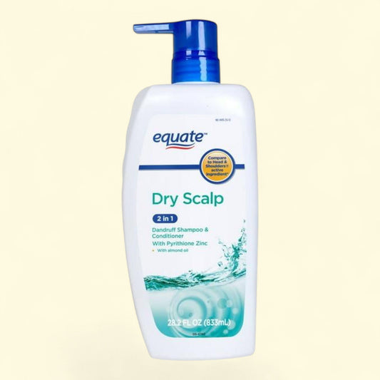 Equate Dry Scalp Dandruff Shampoo and Conditioner, 28.2 fl oz