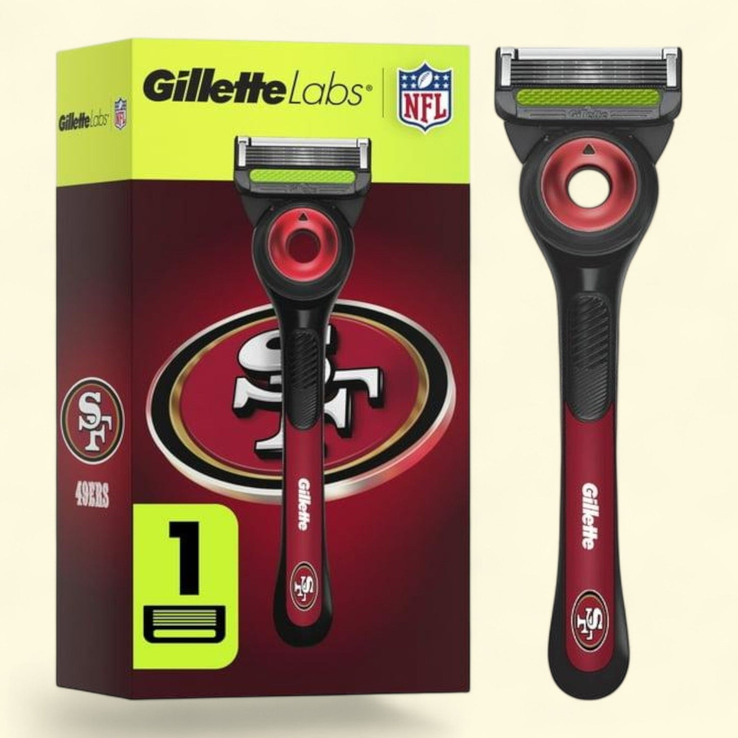 Gillette Labs Razor for Men, 1 Handle, 1 Blade Refill