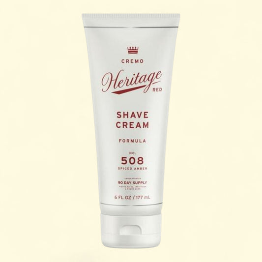 Cremo Men's Shave Cream, Spiced Amber, 6 oz