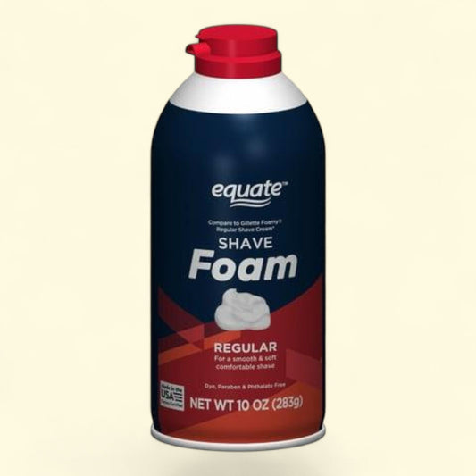 Equate Men's Shave Foam, Regular, 10 oz