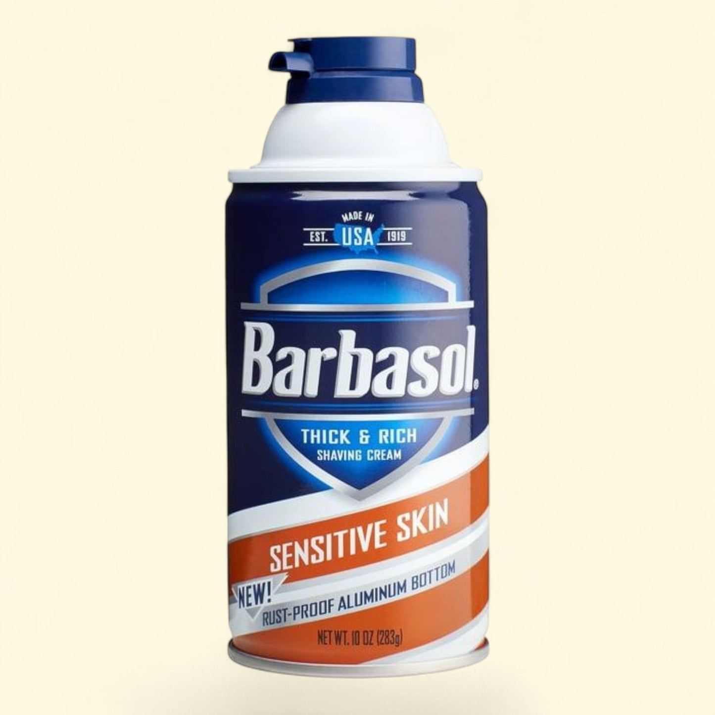 Barbasol Shaving Cream, Sensitive Skin, 10 oz