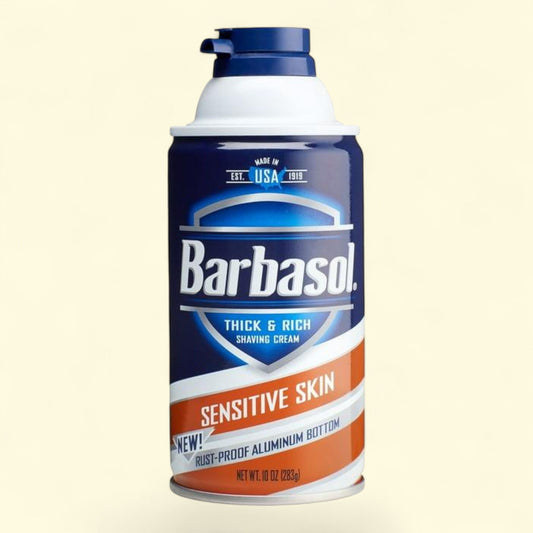 Barbasol Shaving Cream, Sensitive Skin, 10 oz