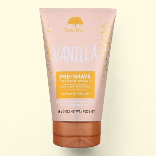 Tree Hut Vanilla Pre-Shave Foaming Polish, 7 fl oz