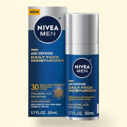 NIVEA MEN Face Moisturizer SPF 30, 1.7 fl oz